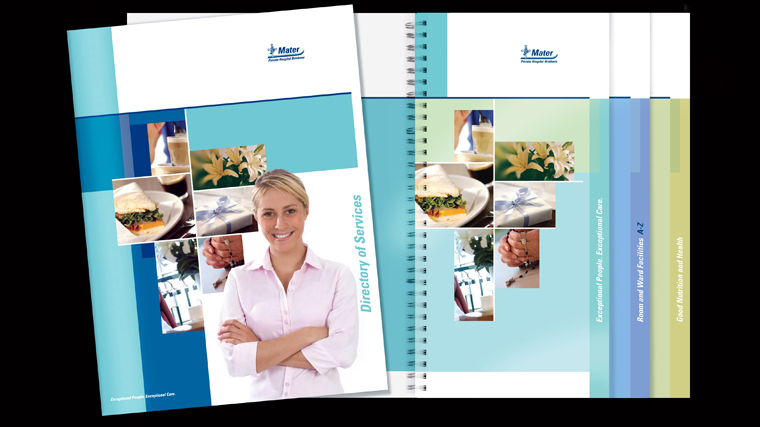 Mater hospital print brochures